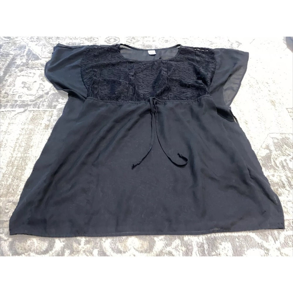 Women's Black Swim Cover-Up by Xhilaration Size Large